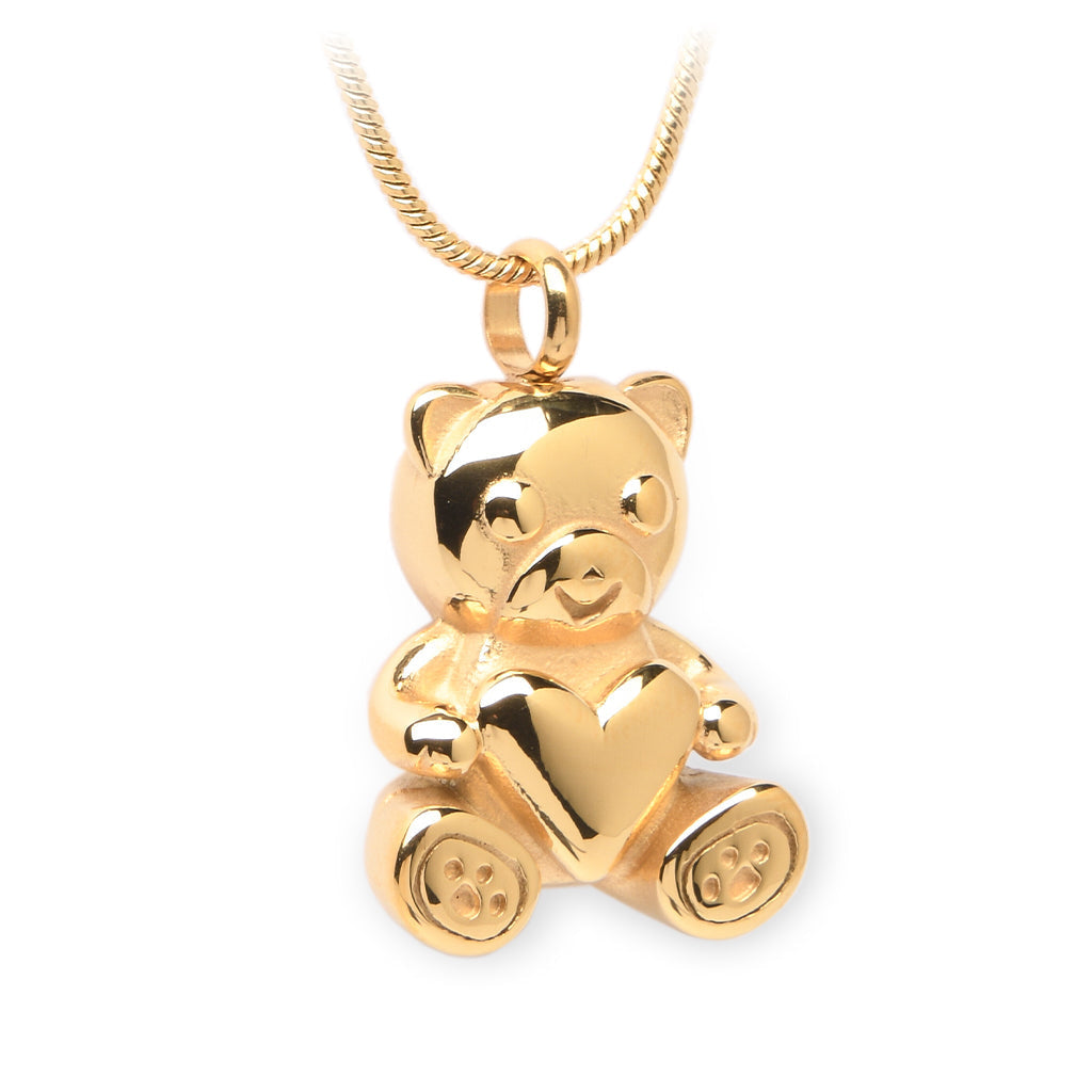 J-800 - Teddy Bear Pendant With Chain