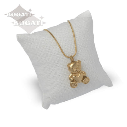 J-800 - Teddy Bear Pendant With Chain
