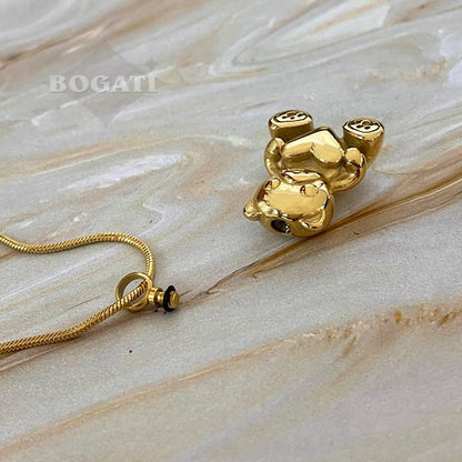 J-800 - Teddy Bear Pendant With Chain