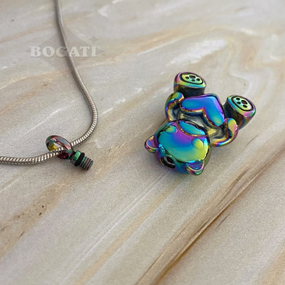 J-800 - Teddy Bear Pendant With Chain