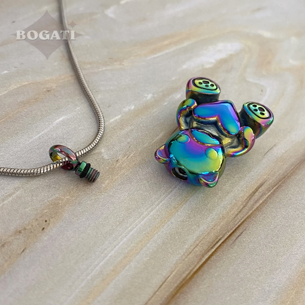 J-800 - Teddy Bear Pendant With Chain