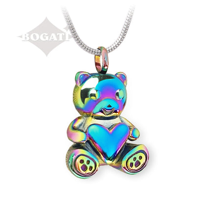 J-800 - Teddy Bear Pendant With Chain