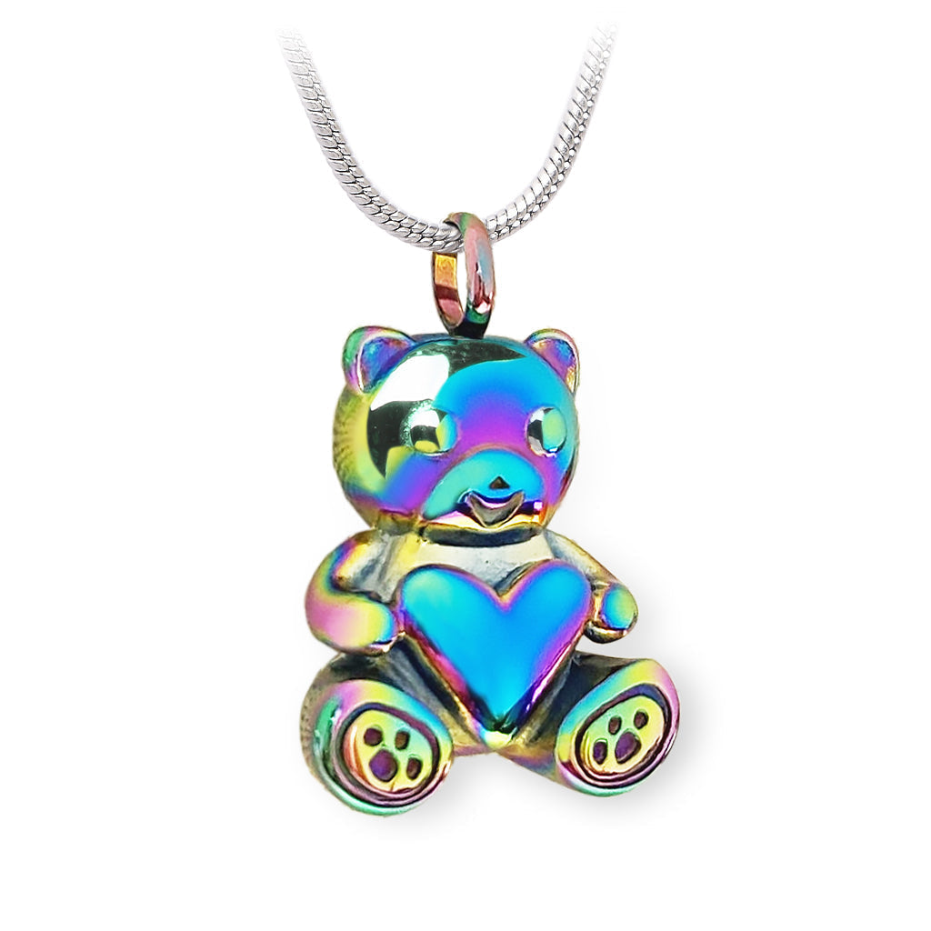 J-800 - Teddy Bear Pendant With Chain