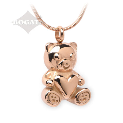 J-800 - Teddy Bear Pendant With Chain