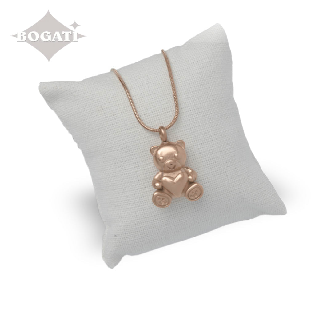 J-800 - Teddy Bear Pendant With Chain