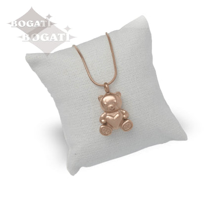 J-800 - Teddy Bear Pendant With Chain