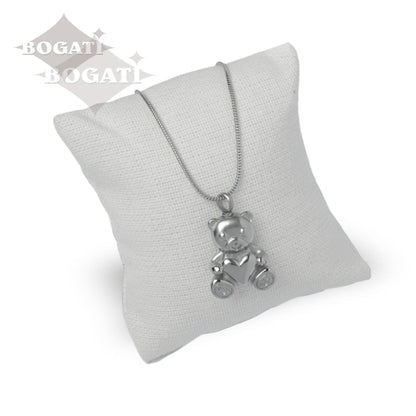 J-800 - Teddy Bear Pendant With Chain