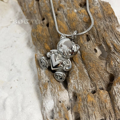 J-800 - Teddy Bear - Pendant with Chain