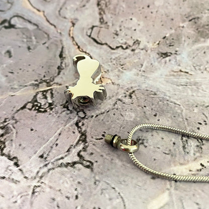 J-921 - Cat with Rhinestones - Pendant with Chain