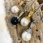 J-932 -Pearl with Rhinestones - Pendant with Chain