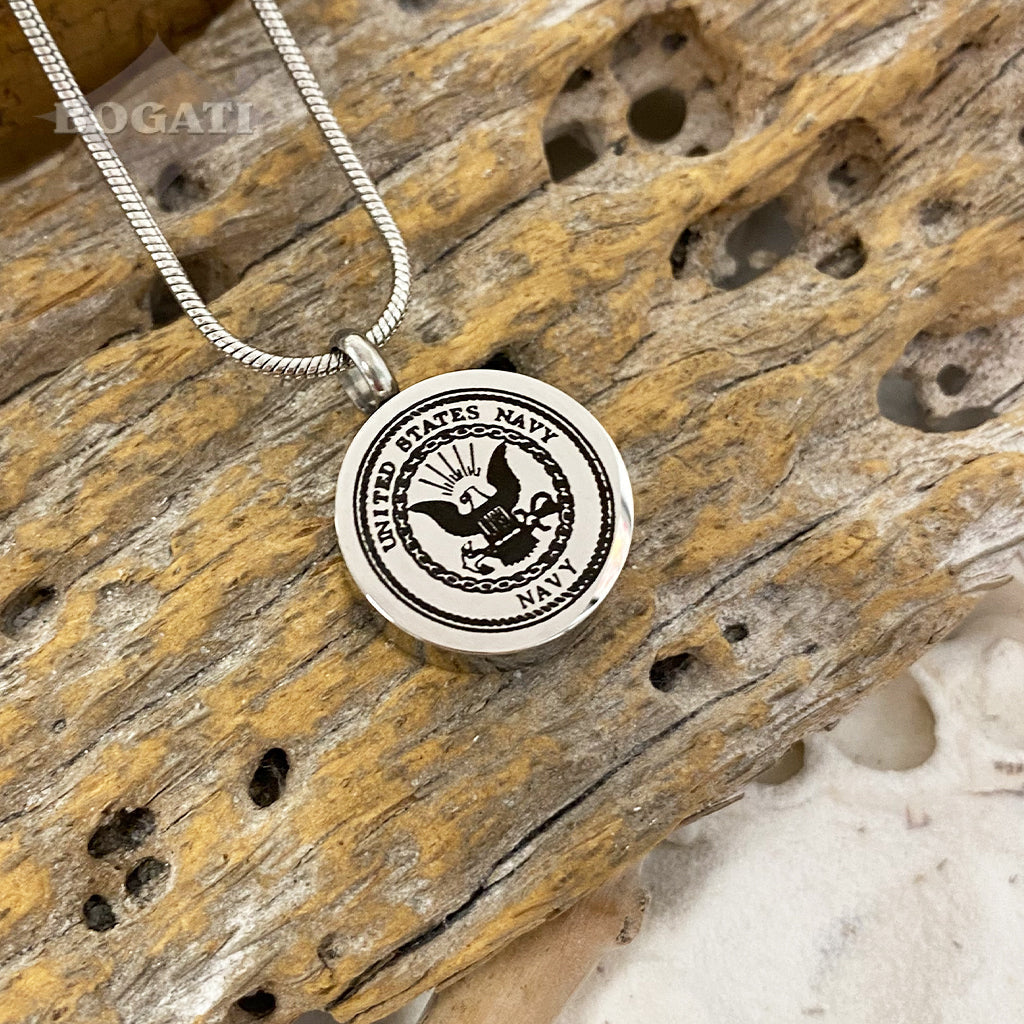 U.S. Military Emblem - Pendant with Chain