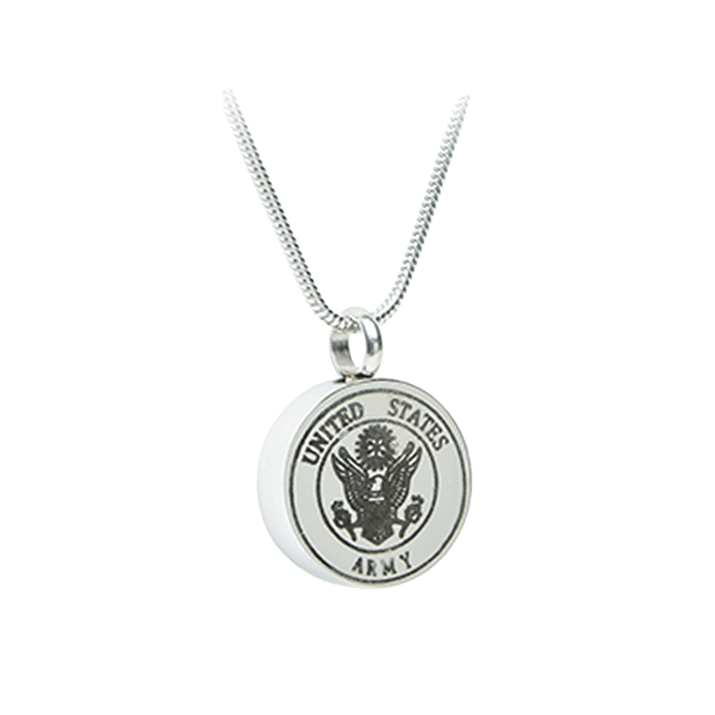 U.S. Military Emblem - Pendant with Chain - Army