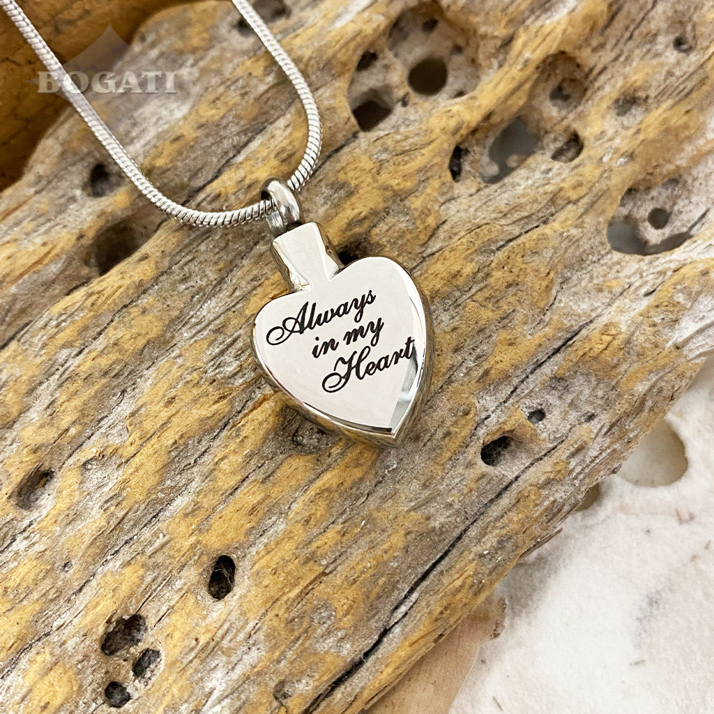 J-992 - Heart-Always in My Heart - Pendant with Chain