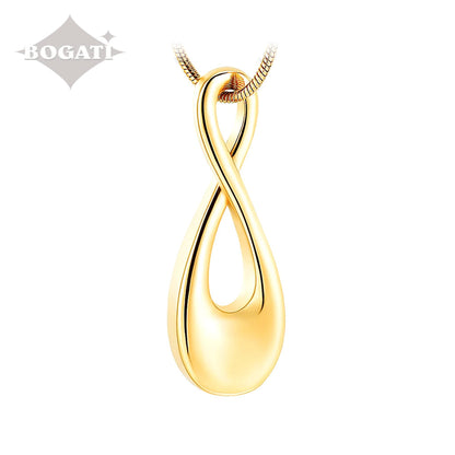 J-993 Infinity - Pendant with Chain - Gold