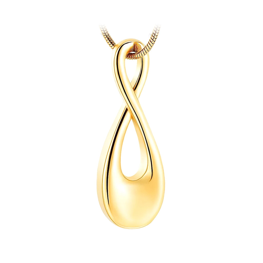 J-993 Infinity - Pendant with Chain - Gold