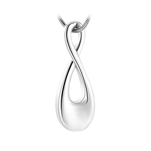 J-993 Infinity - Pendant with Chain - Silver