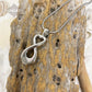 J-994 - Infinity with Heart - Pendant with Chain