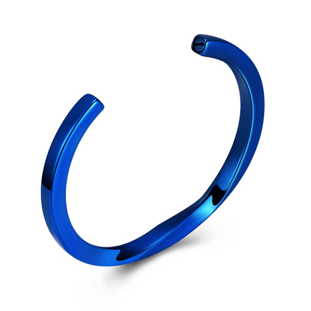 Twisted Bangle - Blue color