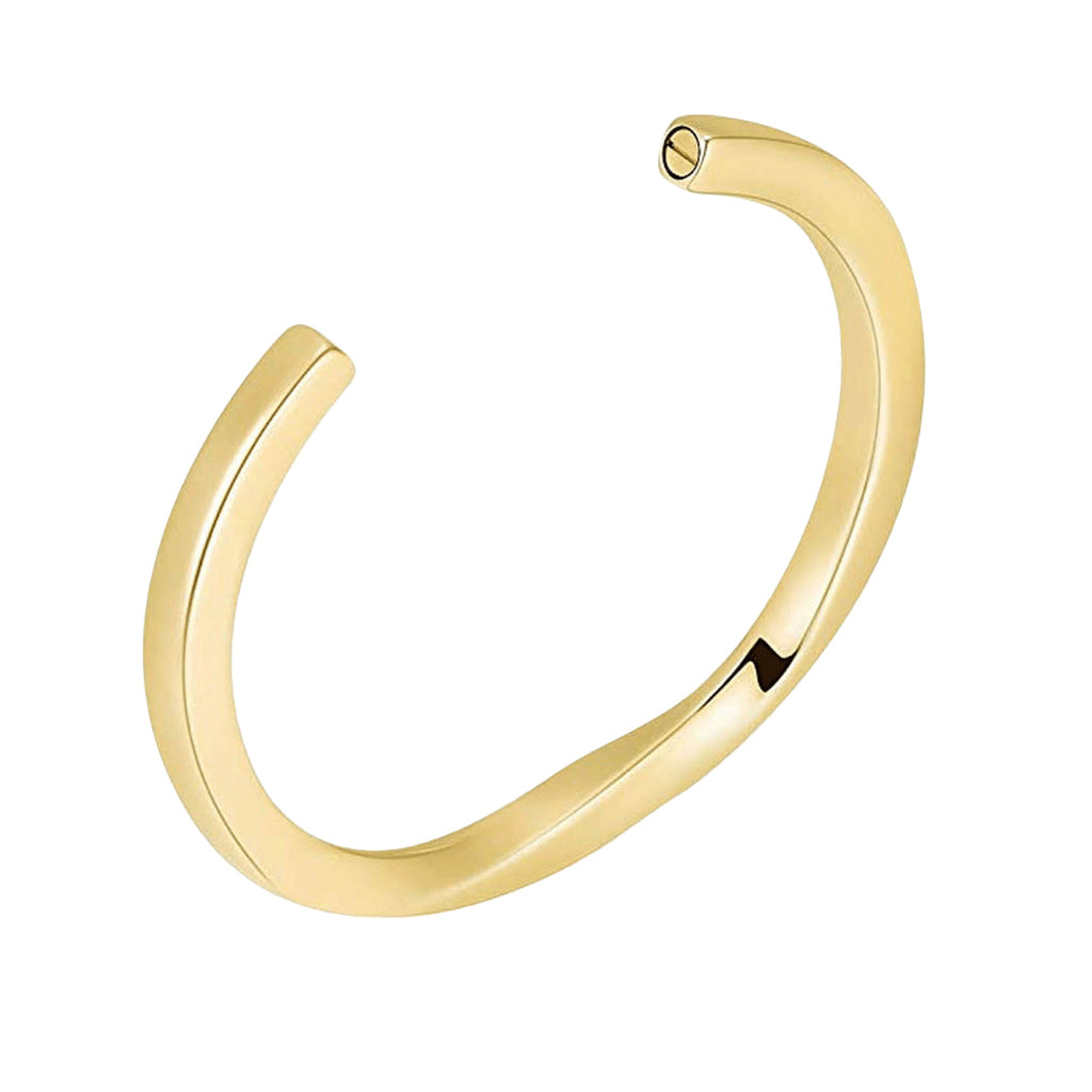 J-BANGLE 03 - Twisted Bangle Gold