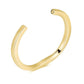 Cremation Bracelet - Twisted Bangle - Gold-tone