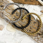 J-BANGLE-18 - Woven Bangle - Cremation Bracelet