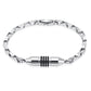 J-BRAC-08 Box Link Bracelet Silver-tone - 8.5"