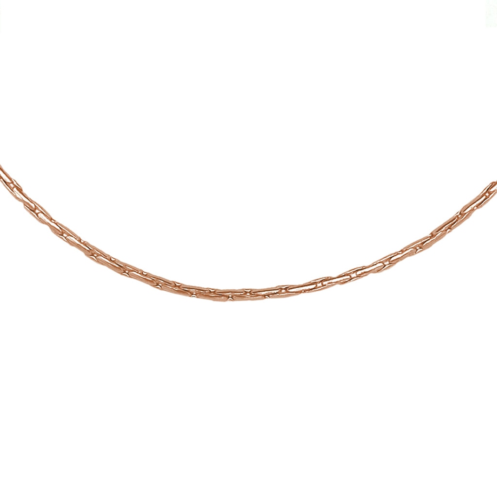 Long Box Chain - 1.2 mm x 22" Length - Rose Gold