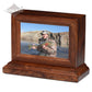 MEDIUM -2730- Rosewood Photo Frame Urn with Base