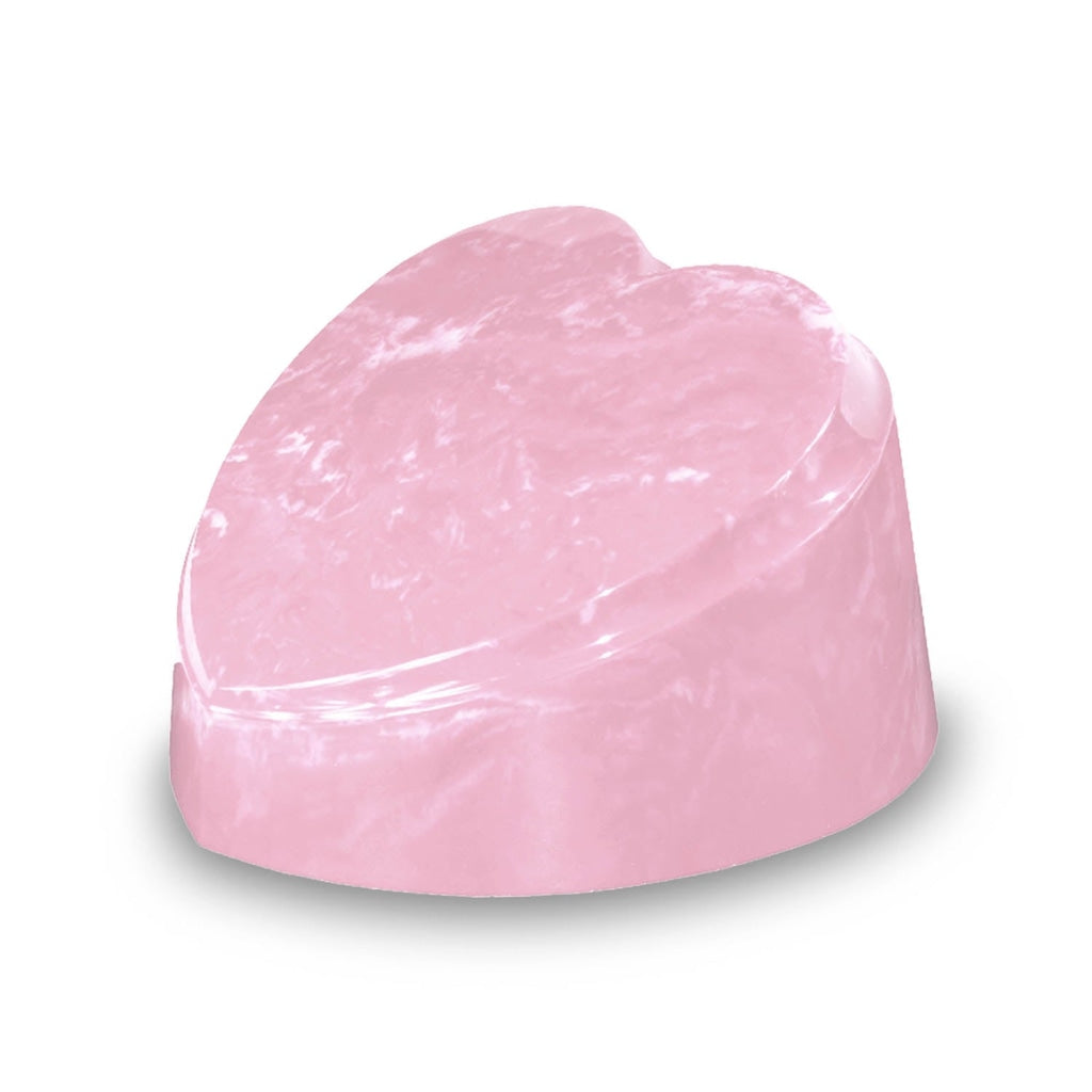 The Heart Urn - Cultured Marble - Adult 225 cu in Pink