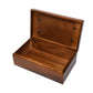 LARGE Acacia Photo Frame Memory Box - The Willoughby- Walnut finish - Blank (Add your Picture)