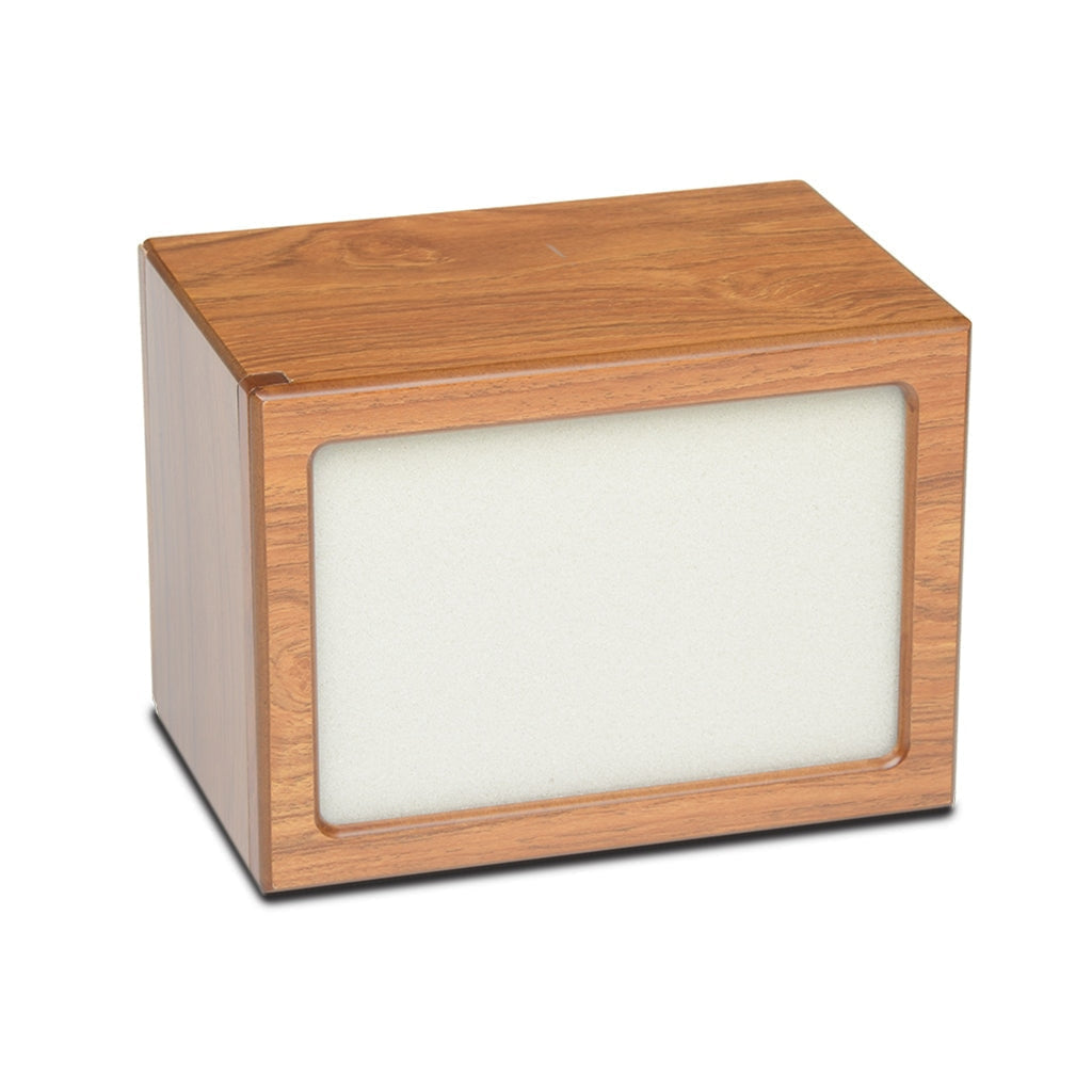 LARGE Photo Frame urn -PY06- Blank (Add your picture) CASE Brown