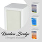 LARGE Photo Frame urn -PY06- Rainbow Bridge White