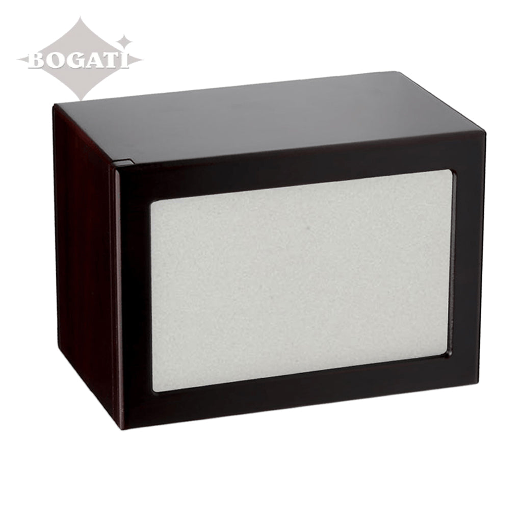 EXTRA LARGE Photo Frame urn -PY06- Blank (Add your picture) Dark Cherry