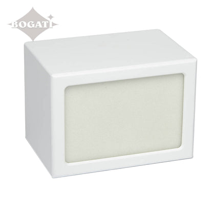 EXTRA LARGE Photo Frame urn -PY06- Blank (Add your picture) White