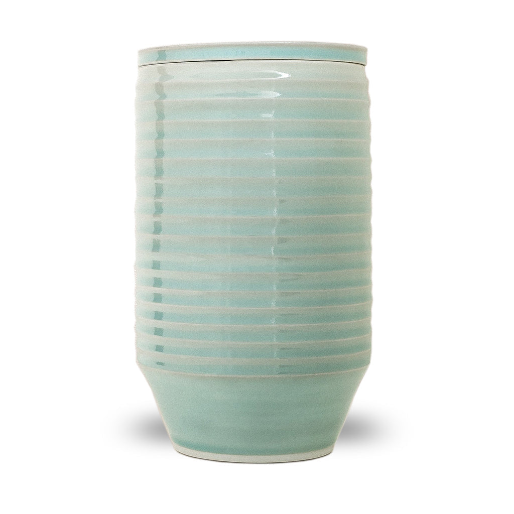 ADULT - Porcelain Urn - Solstice Culp Pottery RAYA Celadon