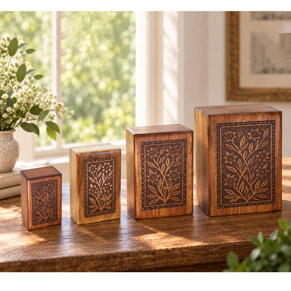 EXTRA SMALL- Rosewood Urn  -2785 - Blossom Garden