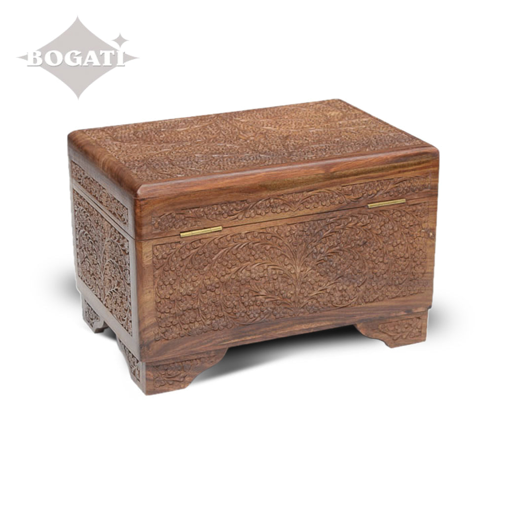 OVERSIZED - Rosewood Chest Urn with legs -RW27BB01-