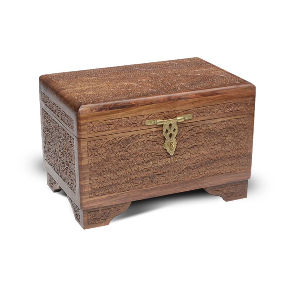 OVERSIZED - Rosewood Chest Urn with legs -RW27BB01-