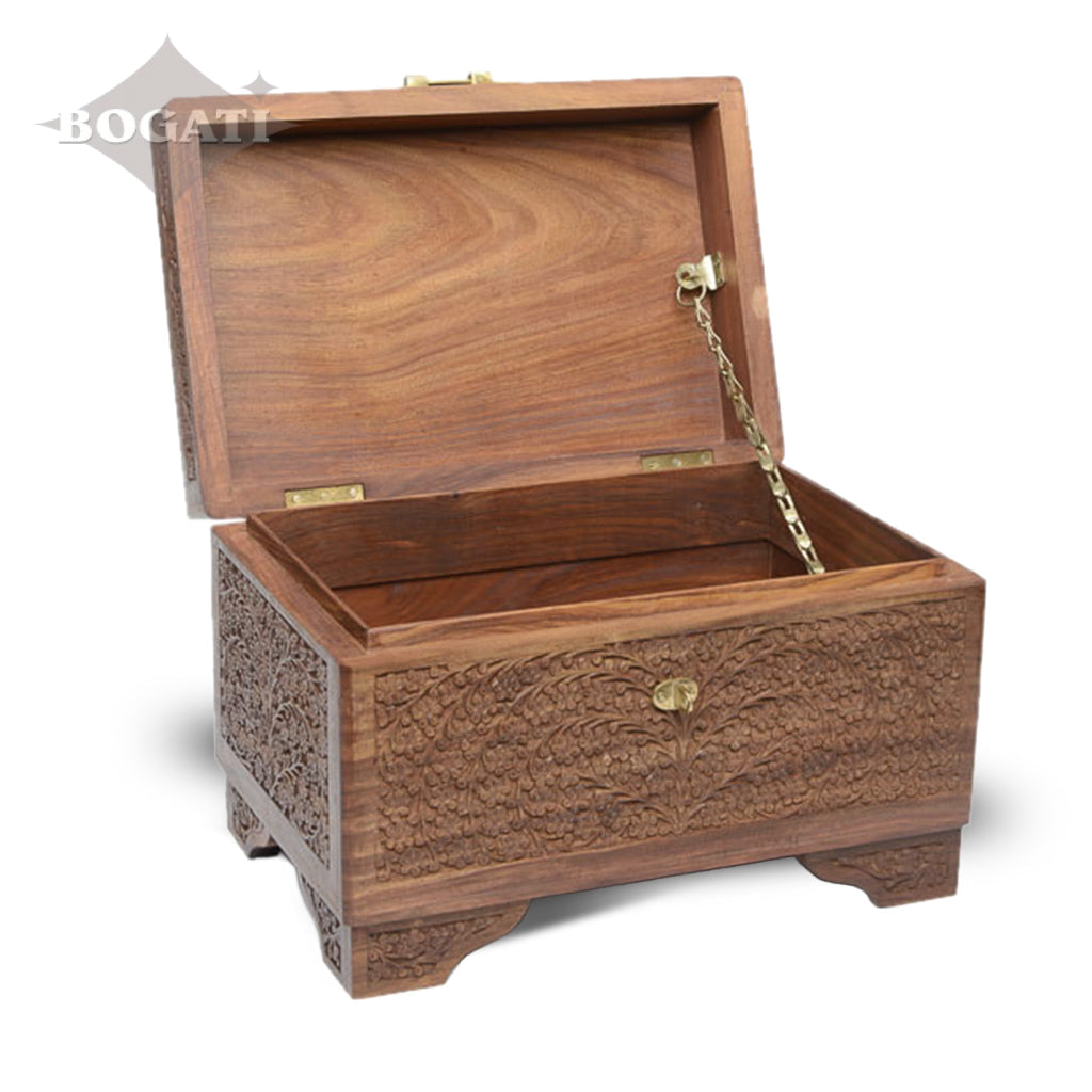 OVERSIZED - Rosewood Chest Urn with legs -RW27BB01-