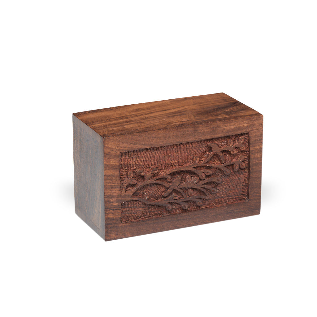 KEEPSAKE Rosewood Urn - Bogati Birdsong ™