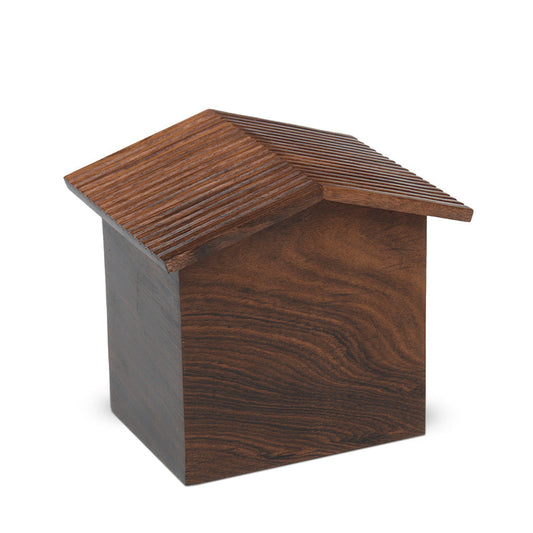 MEDIUM Rosewood Pet Urn - Dog House