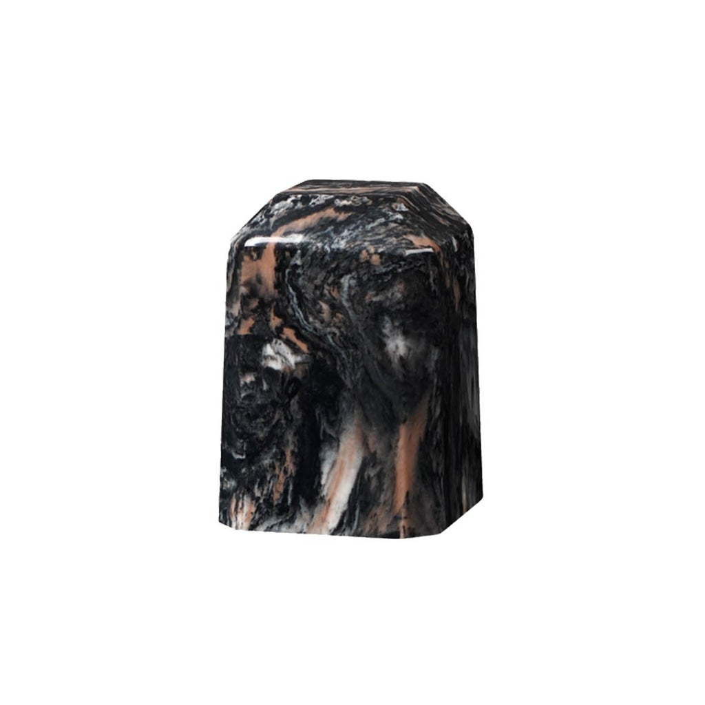 KEEPSAKE Cultured Marble Square Mission Black