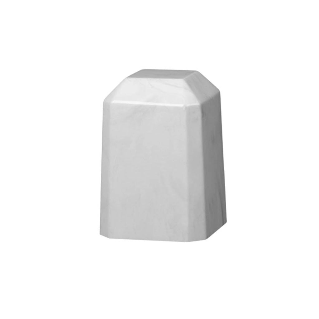 KEEPSAKE Cultured Marble Square White Carrera