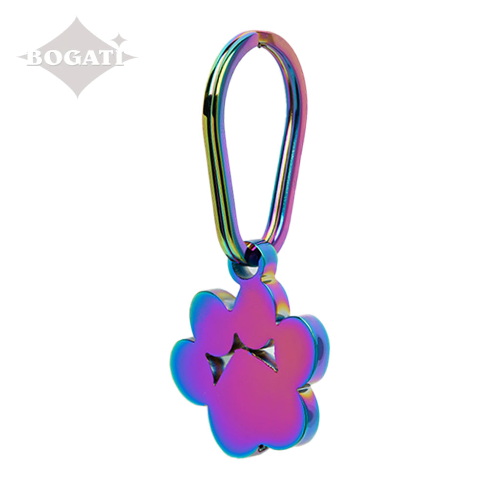 J-096- Large Pawprint Keychain