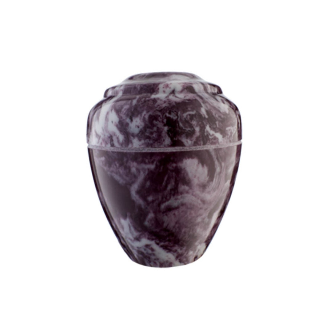 KEEPSAKE Cultured Marble Vase Merlot