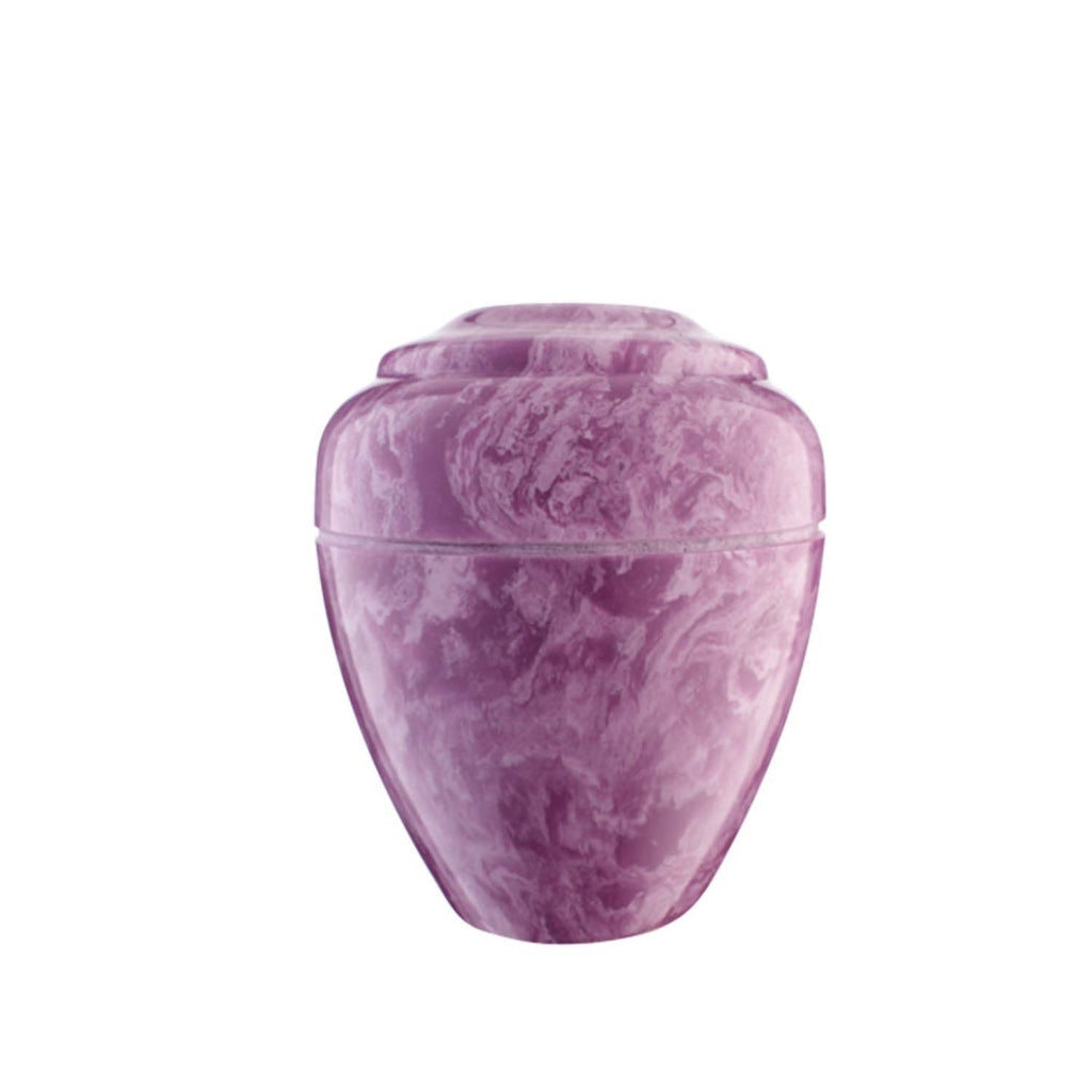 KEEPSAKE Cultured Marble Vase Purple