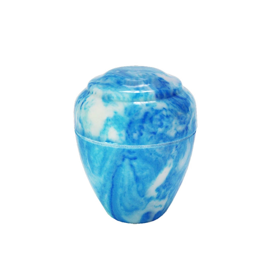 KEEPSAKE Cultured Marble Vase Sky Blue