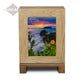 ADULT Rustic Style Photo Frame Urn - Flowers at Dusk