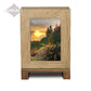 ADULT Rustic Style Photo Frame Urn - Garden at Sunset