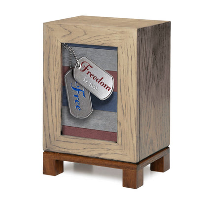 ADULT Rustic Style Photo Frame Urn - Freedom Tags